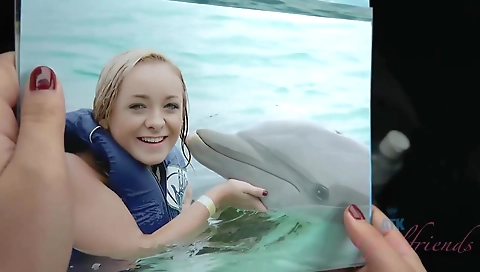 Two horny blonde and a wild vanilla