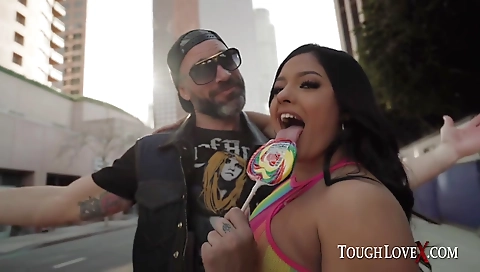 She's first time with a slut