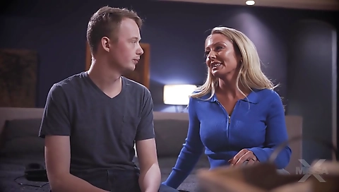 Busty girl's tight ass and feet