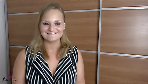 Sexy blonde gets fucked by her boyfriend